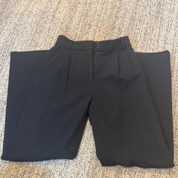 Abercrombie & Fitch Black Wide Leg Pants - Picture 2 of 3